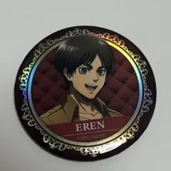 ちさき様　進撃の巨人　エレン　ホログラムキャラバッジコレクション　缶バッジ