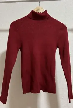 タートルネック（赤）