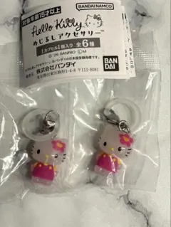 ハローキティ　めじるしアクセサリー　お花バージョン