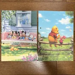 【新品】希少！ディズニー ノート 2冊セット ミッキー&フレンズ くまのプーさん