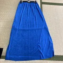 AUNT MARIE'S タイトスカート ブルー ロング丈のサムネイル