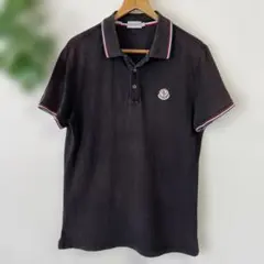 MONCLER ポロシャツ スリムフィット ブラック S - メルカリ