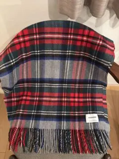 ユナイテッドアローズ美品カシミヤ タータンチェック ストール