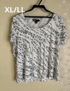 白黒模様 半袖Tシャツレディース