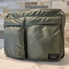PORTER ポーター　タンカー ショルダーバッグ　セージグリーン　カーキ　美品