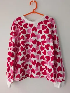 Ｈ＆Ｍ ハート柄長袖カットソー 122/128