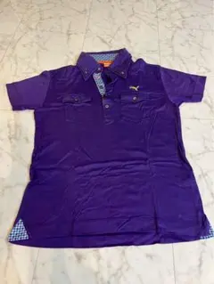 PUMA 紫 ポロシャツ　M ゴルフウェア