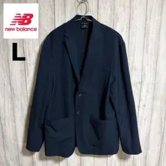 【美品】ニューバランス THE CITY テーラードジャケット ネイビー L