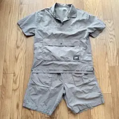 ZARA キッズ　セットアップ　グレー　ナイロン　128 130のサムネイル