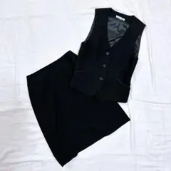 5号　XS ベスト　スカート　セット　事務服
