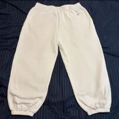【希少】Champion 白 XL 大きめ 裾リブ 廃盤 スウェットパンツ 美品