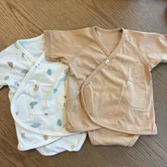 パッとサッと肌着　 10mois ディモア　50 60 ボディスーツ　ロンパースのサムネイル