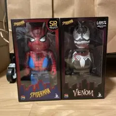 ベアブリック400%スパイダーマン/ヴェノム ハッピーくじSP・LASTONE賞