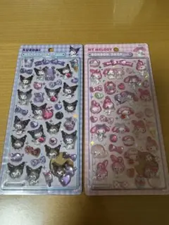 正規品 ボンボンドロップシール クロミ マイメロディ 2枚セットのサムネイル