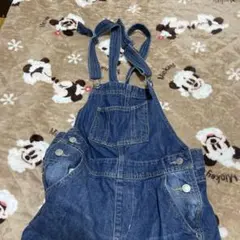 デニムパンツとオーバーオールセット