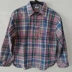 BREEZE チェック柄 長袖シャツ 150