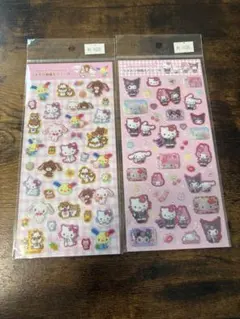 ラメ入り樹脂もりシール　２種セットのサムネイル