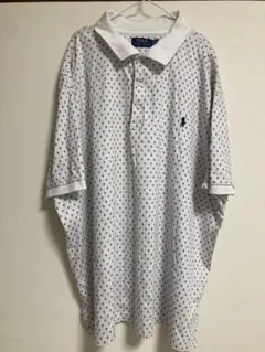 POLO RALPHLAUREN 半袖ポロシャツ 薄手総柄　00s?