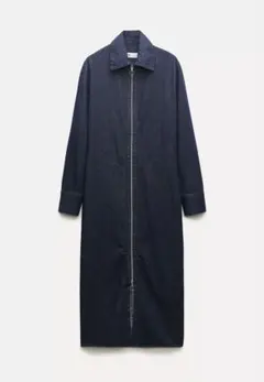 ZW COLLECTION ZIP-UPデニムワンピース