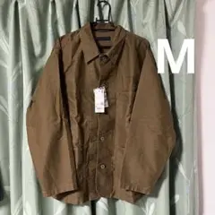 新品　UNIQLO ユーティリティジャケット　ブラウン Mサイズ　カバーオール
