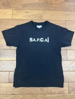 A.P.C. x sacai コラボ Tシャツ ブラック - メルカリ