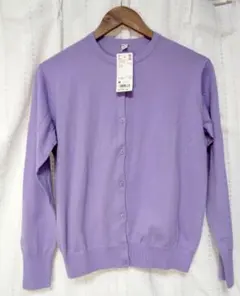 UNIQLO新品未使用　UVカットスーピマコットンクルーネックカーディガン　長袖
