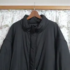 古着 Gresham ブラック キルティングジャケット ジッパータイプ L 