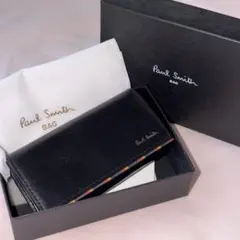 Paul Smith 黒レザーキーケース「箱あり」✨