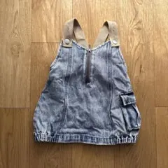 デニム ジャンバースカート サイズ80