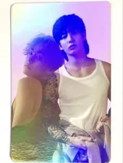 【BTS）#245A③フォトカード ★teakook ホログラム★ グク♥テテ