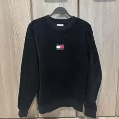 TOMMY JEANS コーデュロイ トレーナー ブラック Sのサムネイル