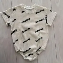 Semon ロゴ ワッフル ロンパース 70cmのサムネイル