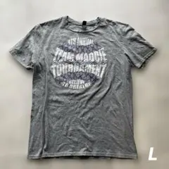 アメリカ古着半袖Tシャツ グレー Lサイズ アンビル ANVIL アメカジ 灰色のサムネイル