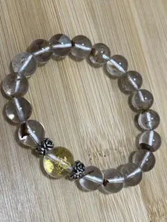 71.最終値下げ‼️そしじ水晶とスーパーセブンのブレスレット