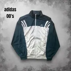 00s adidas トラックジャケット パフォーマンスロゴ刺繍 短丈 USA