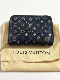LOUIS VUITTON ジッピーコインパース  マルチカラー  ブラック