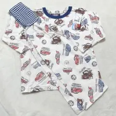 バースデイ　ディズニー　カーズ　パジャマ　90 ベビー　腹巻き　Disney