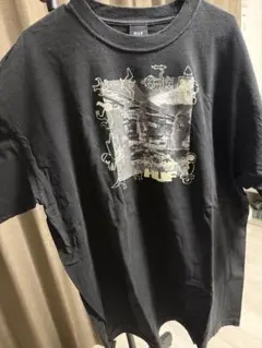HUF グラフィックプリント Tシャツ XL ブラック