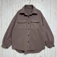 ◆格雷爾 蓬鬆袖襯衫 外套 寬鬆 超大尺碼