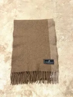 カシミアブレンド ベージュマフラー