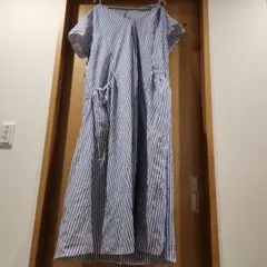 半袖ロングワンピース