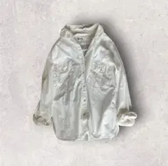 美品✨　MHL. 長袖シャツ ホワイト　サファリシャツのサムネイル