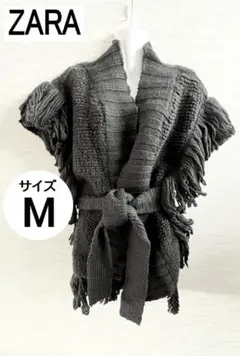 ZARA ウール95％ ニットベスト サイズ M