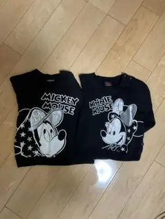 ミッキーマウス　110cm ・ミニーマウス トレーナー 90cm