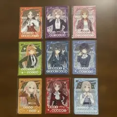 アイドルキャラクター タレントカード 9枚セット