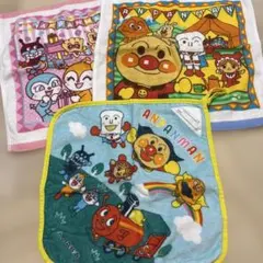 アンパンマン ハンドタオル 3枚セット