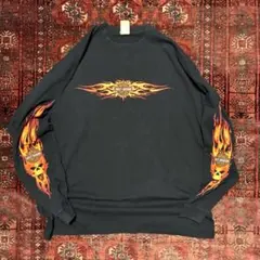 00S Harley-Davidson フレイム ロンT 2XL ハーレーのサムネイル