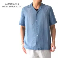 【定価1.9万】Saturdays NYC デニムオープンカラーシャツ Mのサムネイル