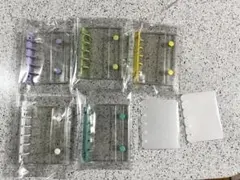 【12/3まで限定】M5 5穴　シール帳バインダーまとめ売り　リフィル10枚付き