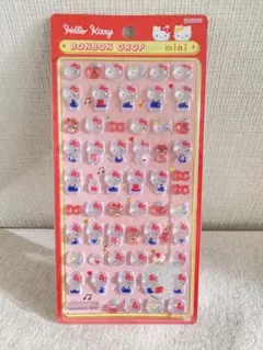 【正規品】ハローキティ　赤　ボンボンドロップシールミニ
